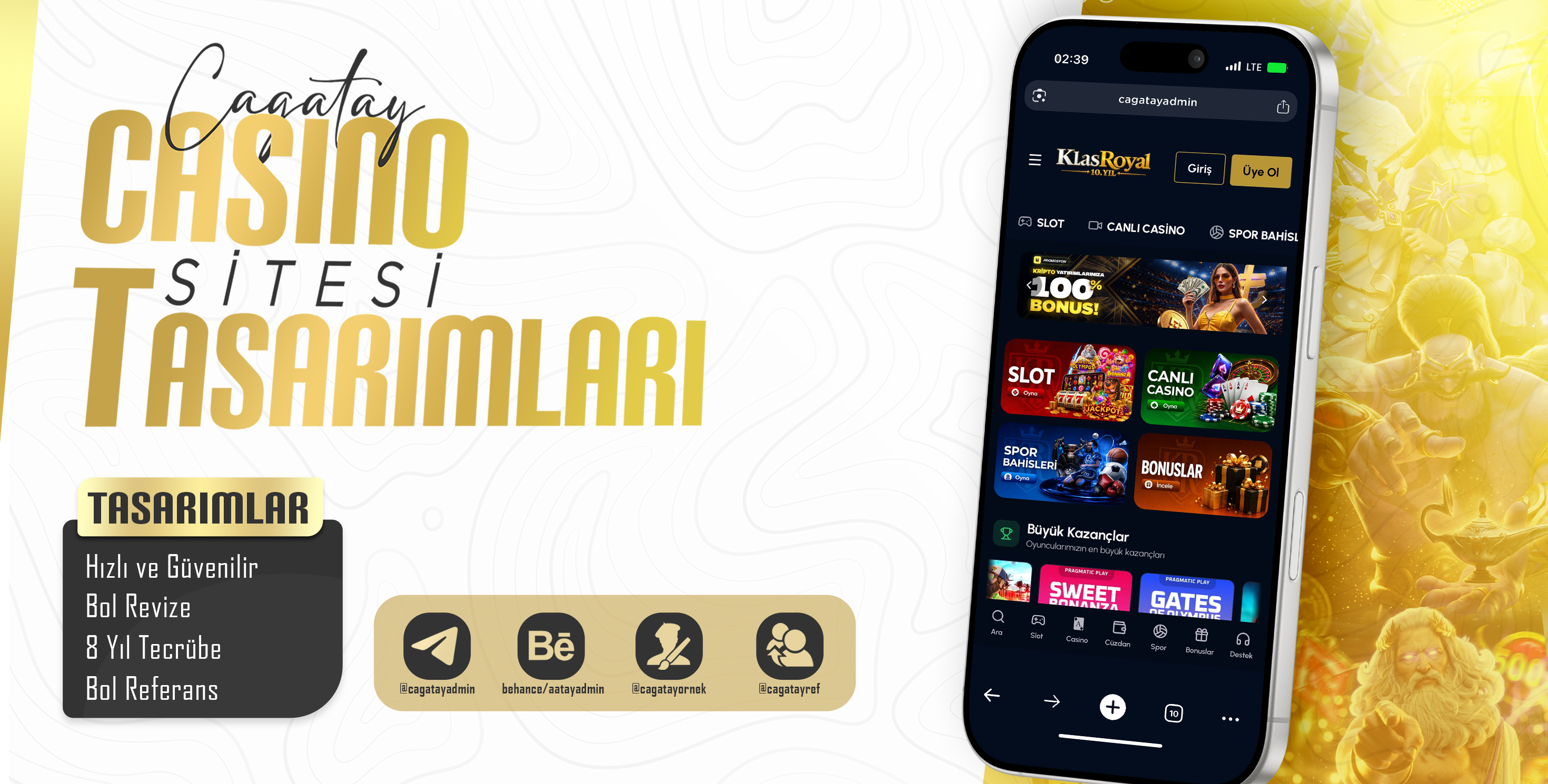 iGaming Casino Sitesi Tasarımları & Altyapı